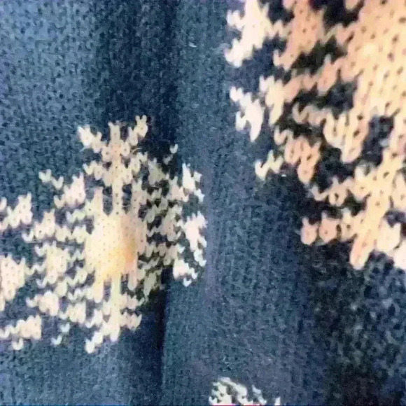 UGLY CHRISTMAS Sweater Men’s Light Up LED Blue Sz L Holiday Casual Party - Picture 6 of 10